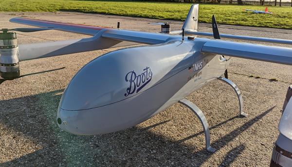 Boots completes drone delivery of prescription medicines in UK first 
